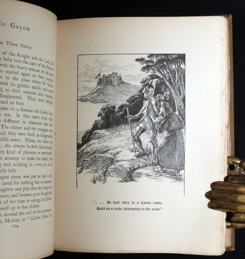 1900 Rare Book - Stories from the Faerie Queene Illustrated by A. G. Walker