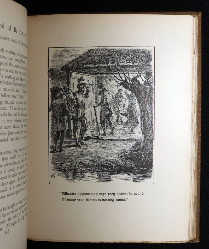 1900 Rare Book - Stories from the Faerie Queene Illustrated by A. G. Walker