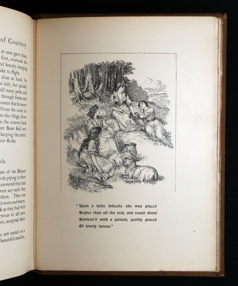1900 Rare Book - Stories from the Faerie Queene Illustrated by A. G. Walker