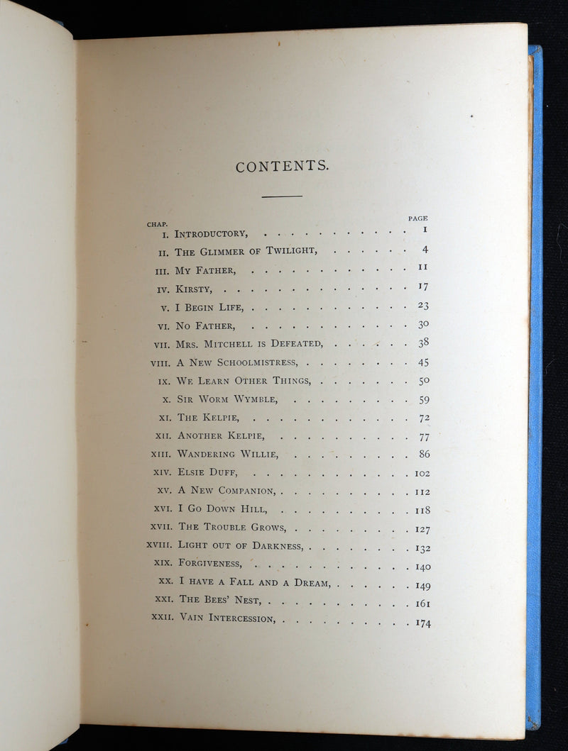 1889 Rare Book - Ranald Bannerman’s Boyhood by George MacDonald, Illustrated