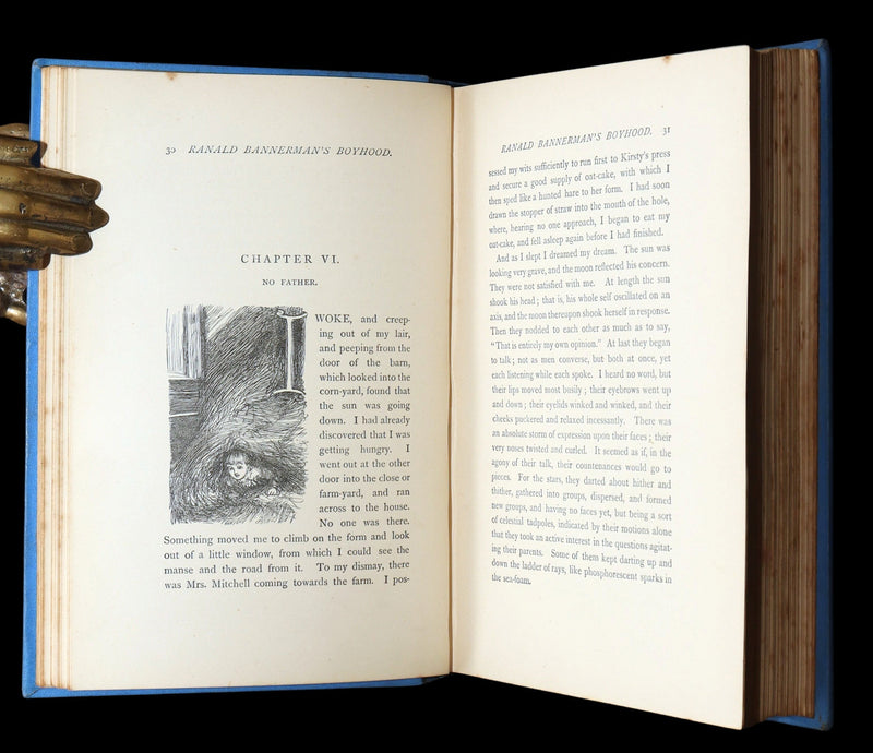 1889 Rare Book - Ranald Bannerman’s Boyhood by George MacDonald, Illustrated