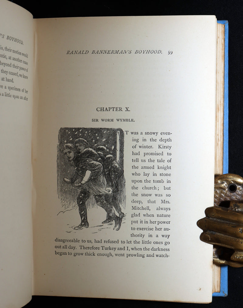 1889 Rare Book - Ranald Bannerman’s Boyhood by George MacDonald, Illustrated