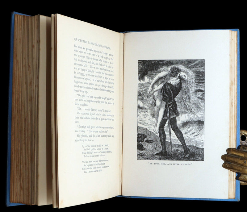 1889 Rare Book - Ranald Bannerman’s Boyhood by George MacDonald, Illustrated