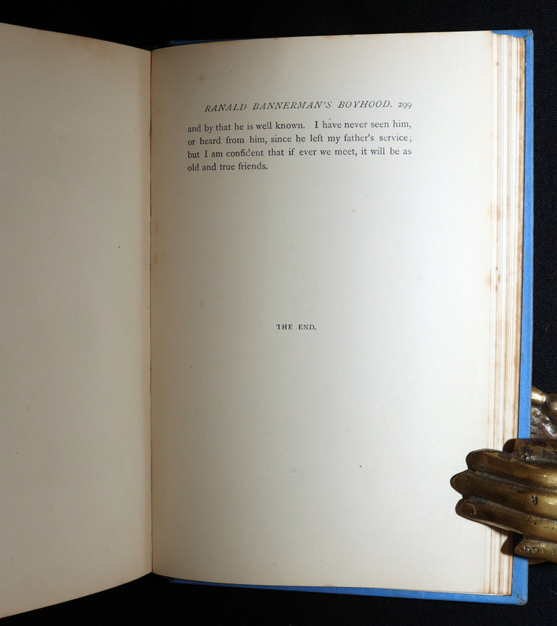 1889 Rare Book - Ranald Bannerman’s Boyhood by George MacDonald, Illustrated