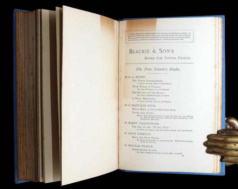 1889 Rare Book - Ranald Bannerman’s Boyhood by George MacDonald, Illustrated