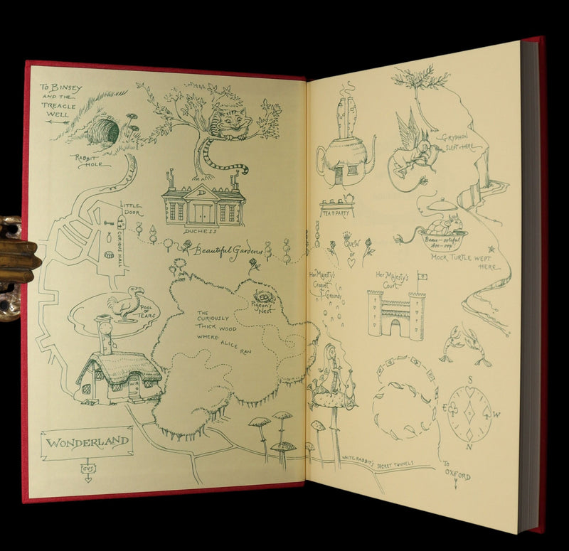 2019 Signed First Edition - Alice in Wonderland, Charles van Sandwyk Illustrator
