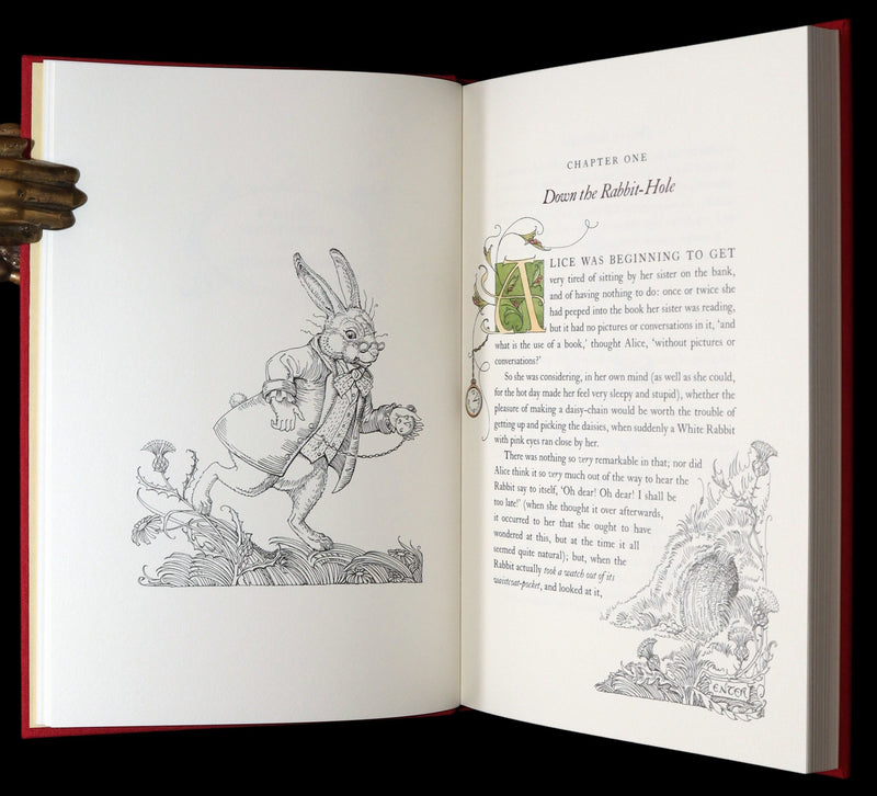 2019 Signed First Edition - Alice in Wonderland, Charles van Sandwyk Illustrator