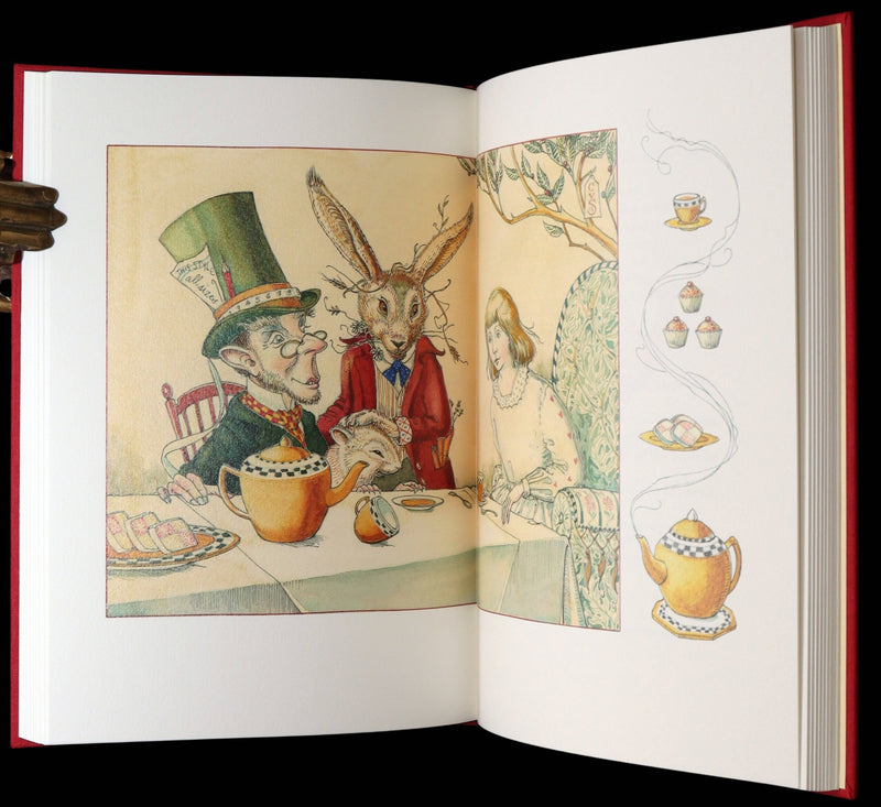 2019 Signed First Edition - Alice in Wonderland, Charles van Sandwyk Illustrator