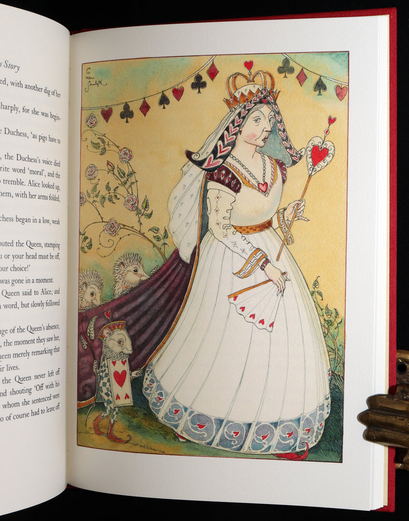 2019 Signed First Edition - Alice in Wonderland, Charles van Sandwyk Illustrator