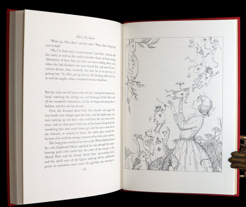 2019 Signed First Edition - Alice in Wonderland, Charles van Sandwyk Illustrator