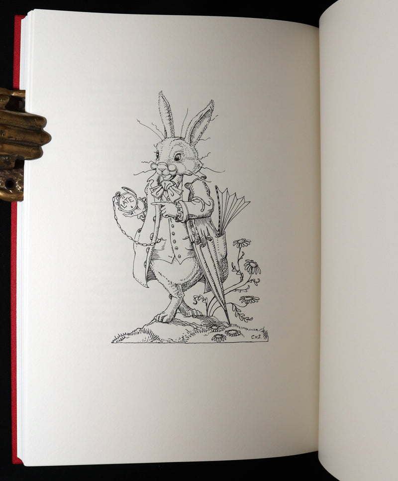 2019 Signed First Edition - Alice in Wonderland, Charles van Sandwyk Illustrator