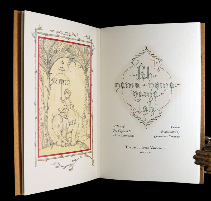 2025 Rare Book by van Sandwyk - Fah-nama-nama-nama-lah, A Tale of One Elephant