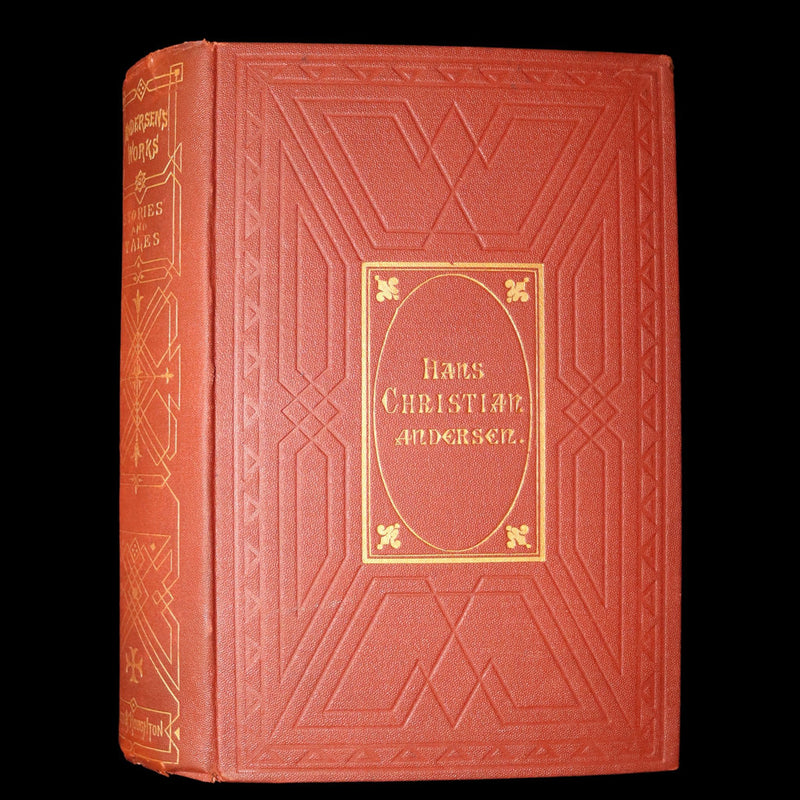1871 Rare Book - Hans Christian Andersen Tales Illustrated by Stone and Pedersen