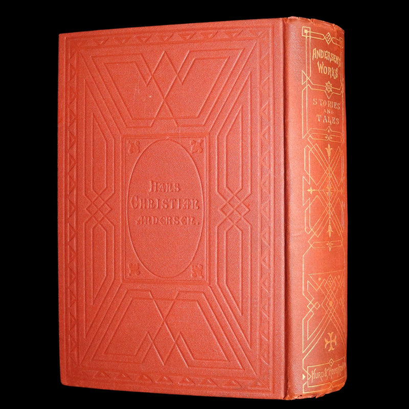 1871 Rare Book - Hans Christian Andersen Tales Illustrated by Stone and Pedersen