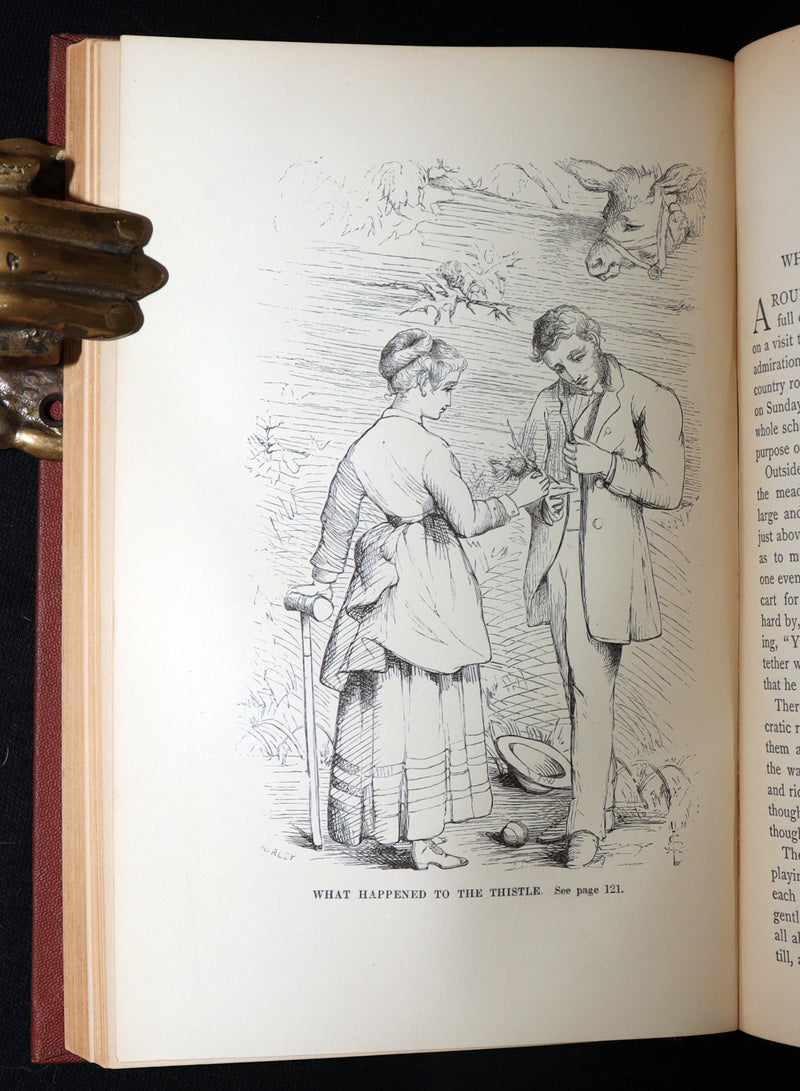 1871 Rare Book - Hans Christian Andersen Tales Illustrated by Stone and Pedersen