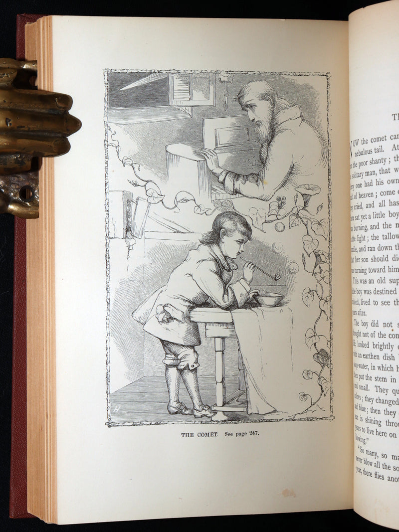 1871 Rare Book - Hans Christian Andersen Tales Illustrated by Stone and Pedersen