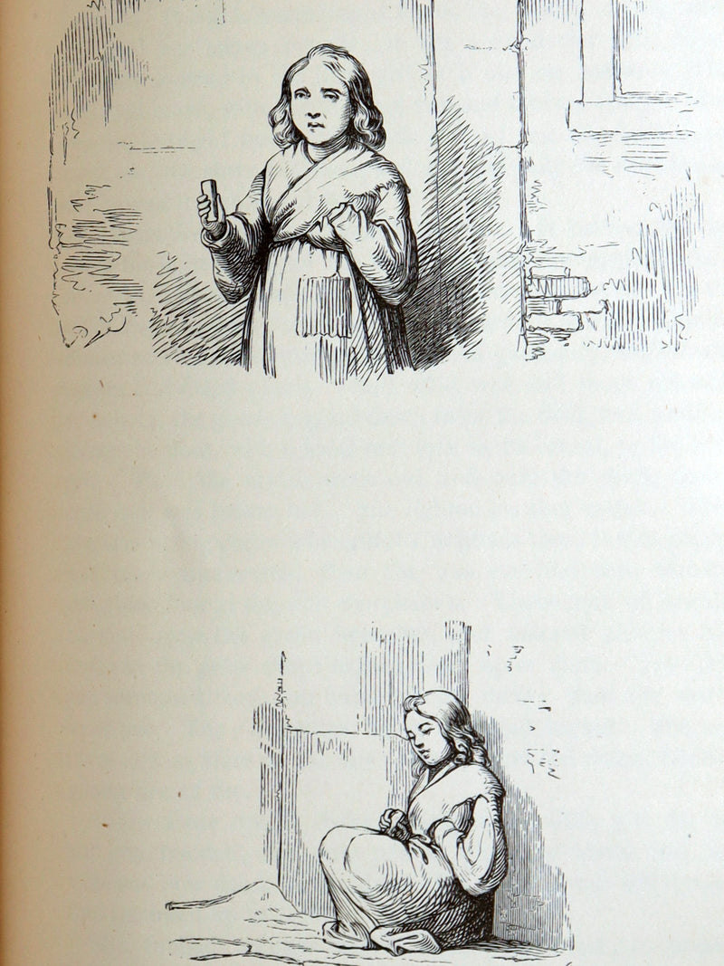 1871 Rare Book - Hans Christian Andersen Tales Illustrated by Stone and Pedersen