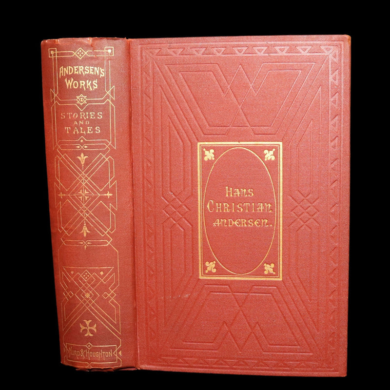 1871 Rare Book - Hans Christian Andersen Tales Illustrated by Stone and Pedersen