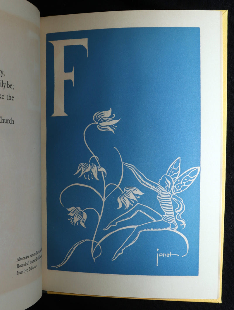 1940 Scarce 1stED Book - A Fairy's Garland of B. C. Flowers by Dorothea Allison