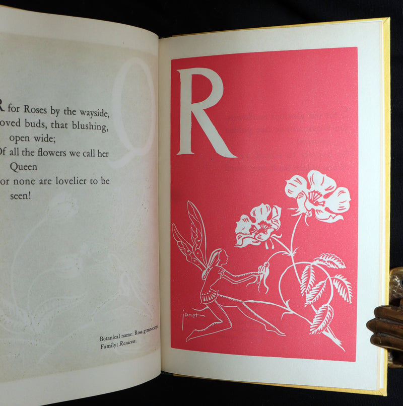 1940 Scarce 1stED Book - A Fairy's Garland of B. C. Flowers by Dorothea Allison