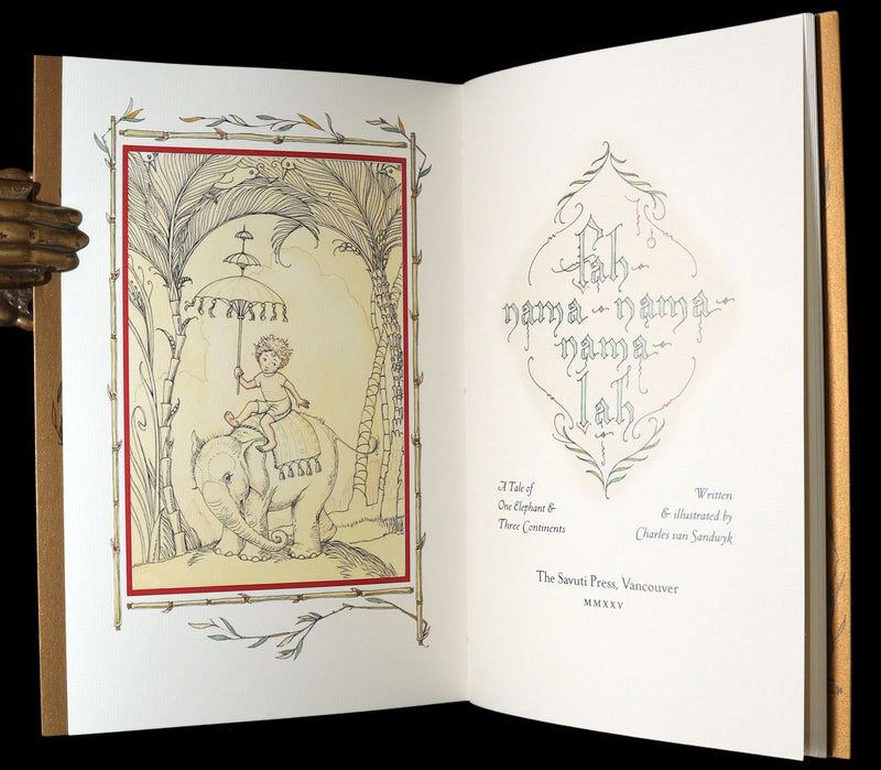 2025 Rare Book by van Sandwyk - Fah-nama-nama-nama-lah, A Tale of One Elephant