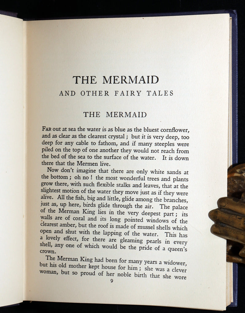 1920 Rare Book with Dust Jacket - The Mermaid and Other Fairy Tales, Illustrated