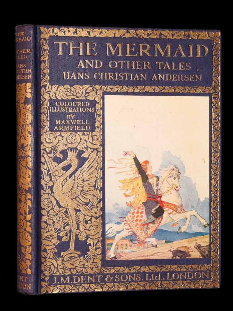 1920 Rare Book with Dust Jacket - The Mermaid and Other Fairy Tales, Illustrated
