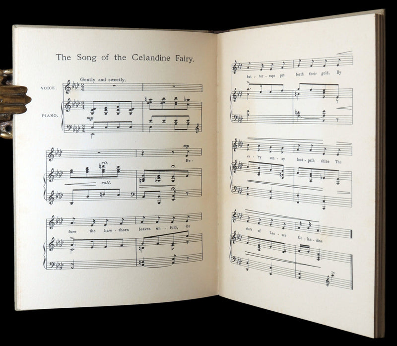 1930 First Edition- Flower Songs of the Seasons by Cicely Mary Barker with Music