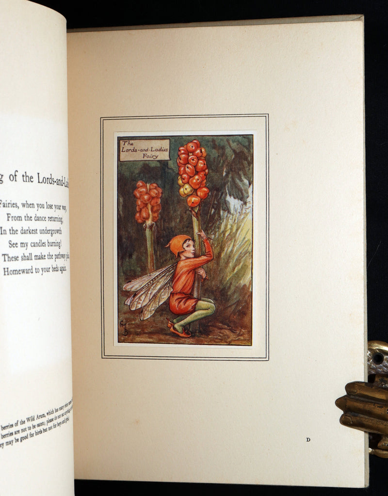 1930 First Edition- Flower Songs of the Seasons by Cicely Mary Barker with Music