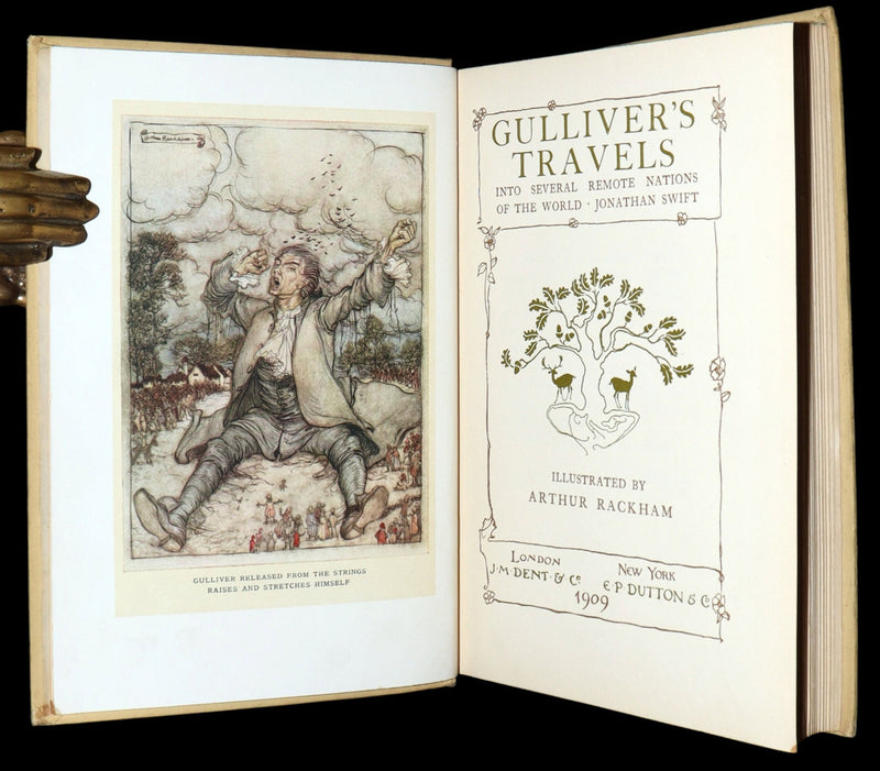 1909 First Edition - Gulliver’s Travels colour-illustrated by Arthur Rackham