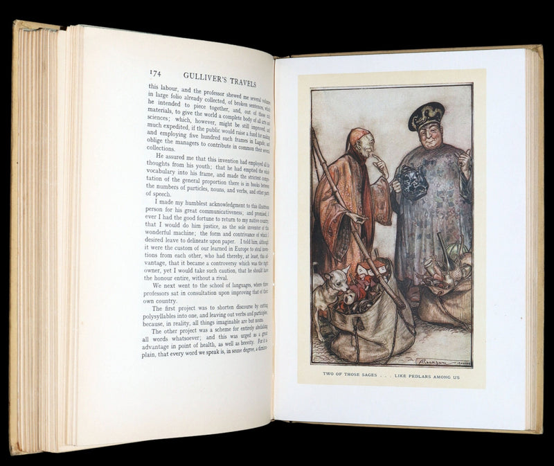 1909 First Edition - Gulliver’s Travels colour-illustrated by Arthur Rackham