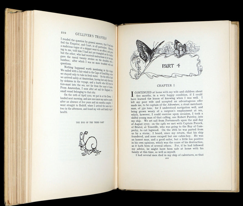 1909 First Edition - Gulliver’s Travels colour-illustrated by Arthur Rackham