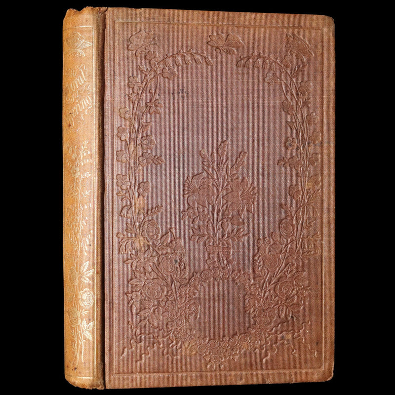 1854 Scarce Book - Floral Offering, Legends of Flowers, Hand-Colored Plates