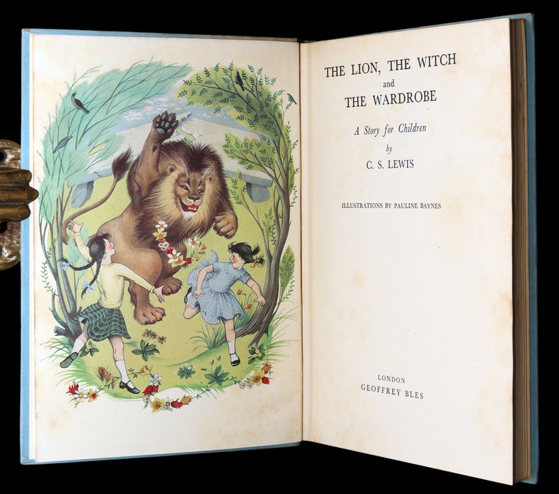1958 1stED 4th printing - Narnia: The Lion, The Witch and The Wardrobe, CS Lewis