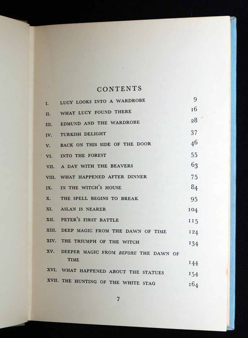 1958 1stED 4th printing - Narnia: The Lion, The Witch and The Wardrobe, CS Lewis