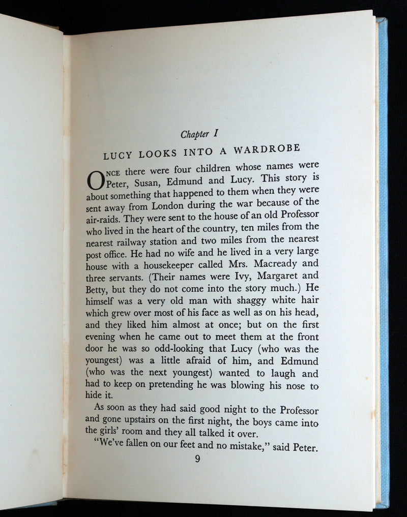 1958 1stED 4th printing - Narnia: The Lion, The Witch and The Wardrobe, CS Lewis