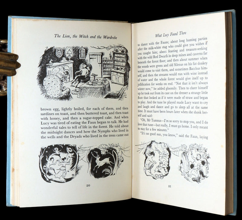 1958 1stED 4th printing - Narnia: The Lion, The Witch and The Wardrobe, CS Lewis