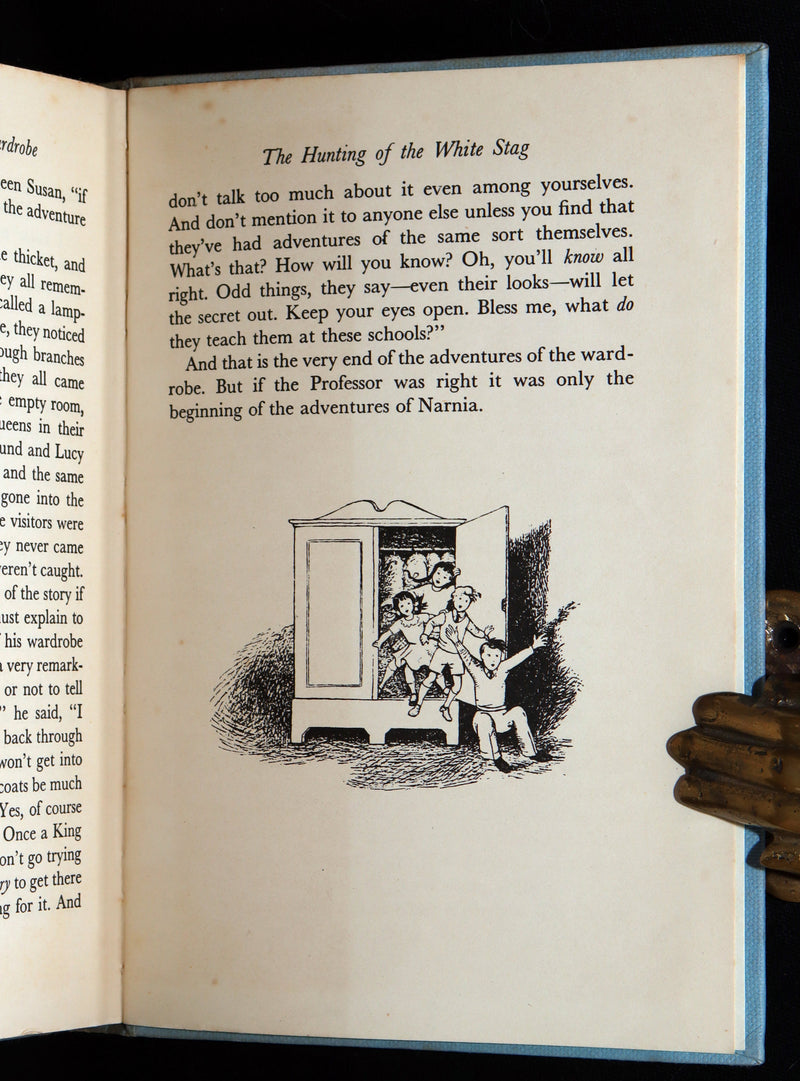 1958 1stED 4th printing - Narnia: The Lion, The Witch and The Wardrobe, CS Lewis