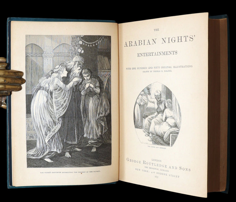 1877 Rare Book - The Arabian Nights Illustrated by Thomas B. Dalziel