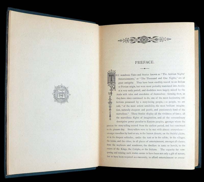 1877 Rare Book - The Arabian Nights Illustrated by Thomas B. Dalziel
