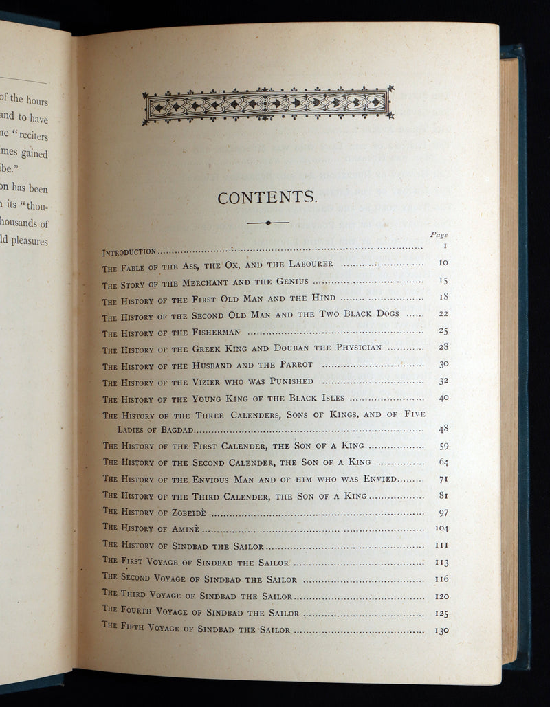 1877 Rare Book - The Arabian Nights Illustrated by Thomas B. Dalziel