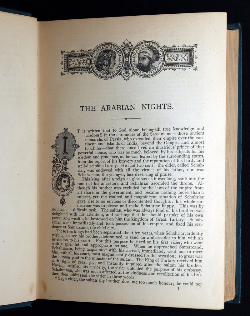 1877 Rare Book - The Arabian Nights Illustrated by Thomas B. Dalziel