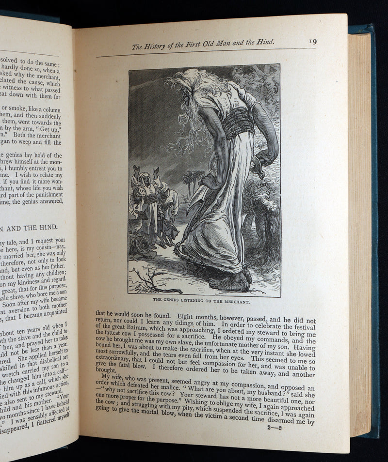 1877 Rare Book - The Arabian Nights Illustrated by Thomas B. Dalziel