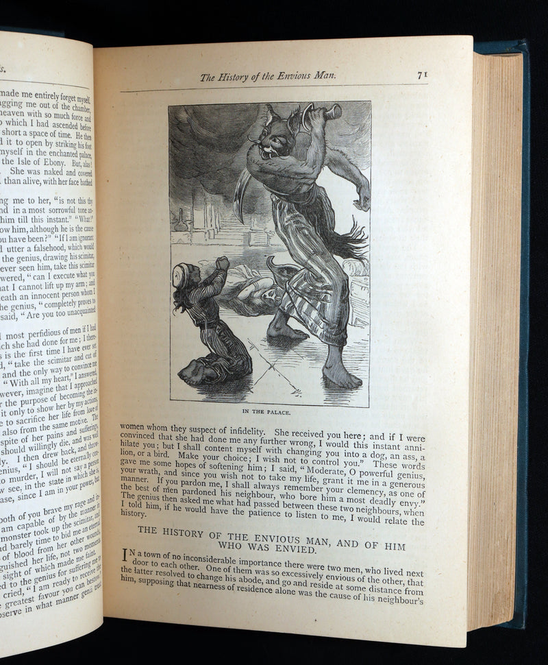 1877 Rare Book - The Arabian Nights Illustrated by Thomas B. Dalziel