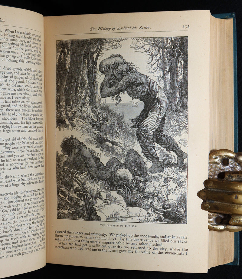 1877 Rare Book - The Arabian Nights Illustrated by Thomas B. Dalziel