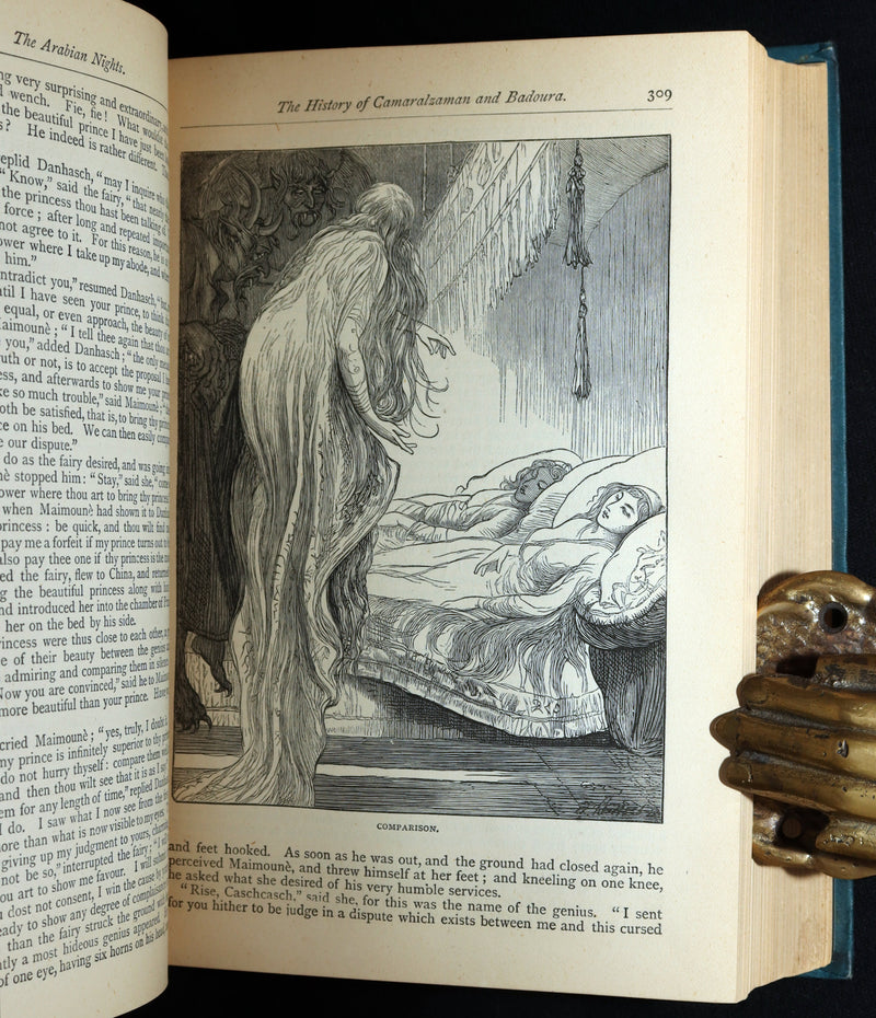 1877 Rare Book - The Arabian Nights Illustrated by Thomas B. Dalziel
