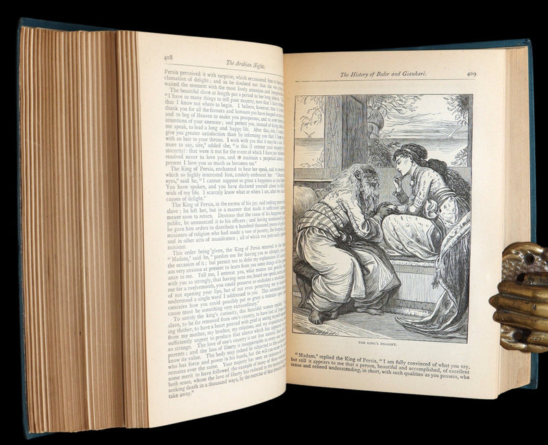 1877 Rare Book - The Arabian Nights Illustrated by Thomas B. Dalziel