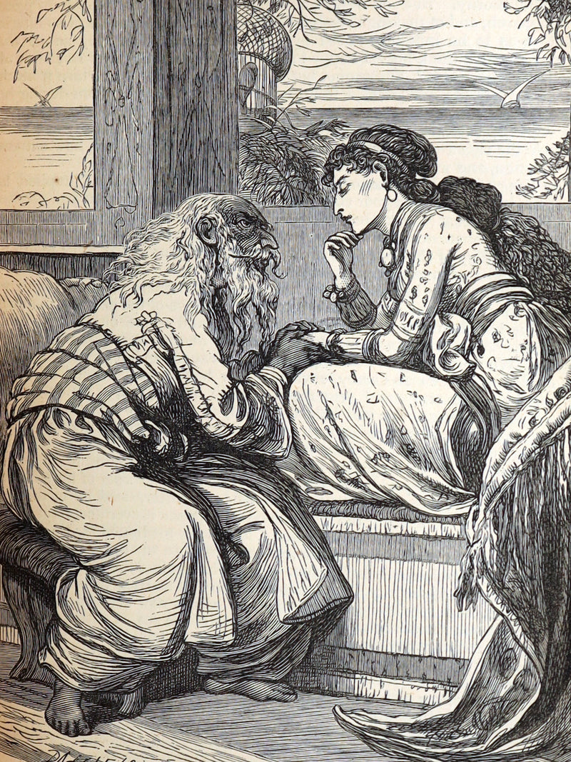 1877 Rare Book - The Arabian Nights Illustrated by Thomas B. Dalziel