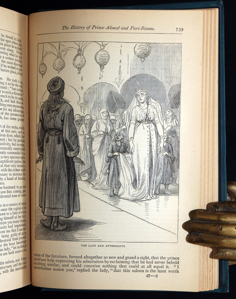1877 Rare Book - The Arabian Nights Illustrated by Thomas B. Dalziel