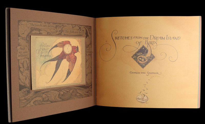 2005 Charles van Sandwyk First Edition - Sketches from the Dream Island of Birds